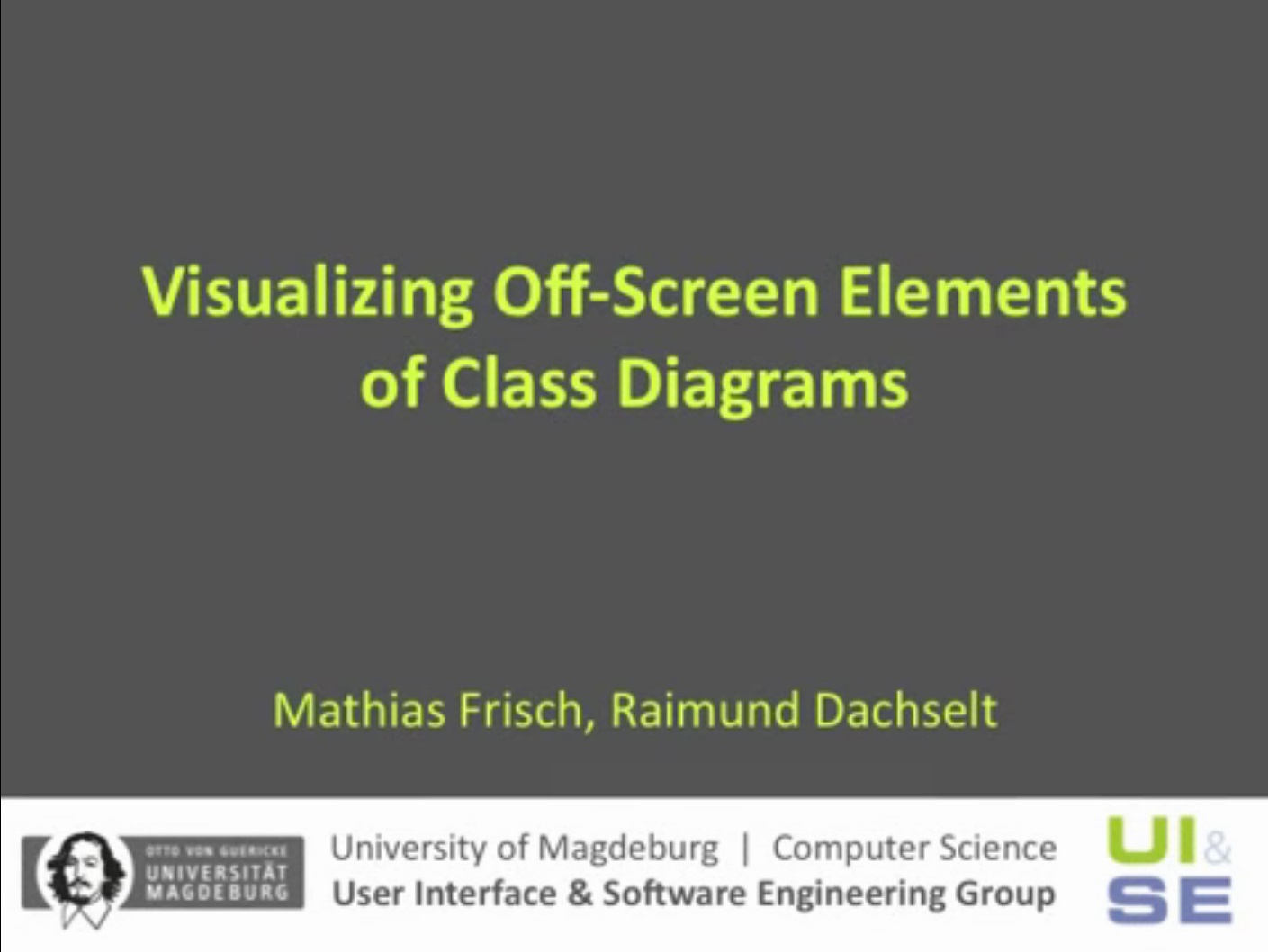 Full video of Visualizing Off-Screen Elements of Class Diagrams.