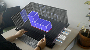 Vorschau für das Forschungsprojekt: DesignAR: Immersive 3D-Modeling Combining Augmented Reality with Interactive Displays