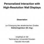 Personalized Interaction with High-Resolution Wall Displays