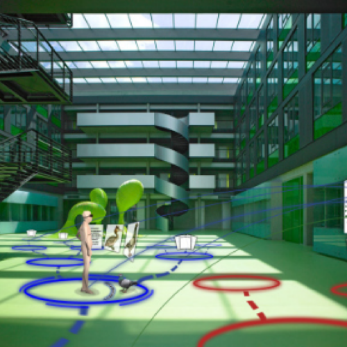 Unfolding Complex Knowledge Graphs in Large Mixed Reality Space