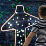 BodyLenses - Embodied Magic Lenses and Personal Territories for Wall Displays